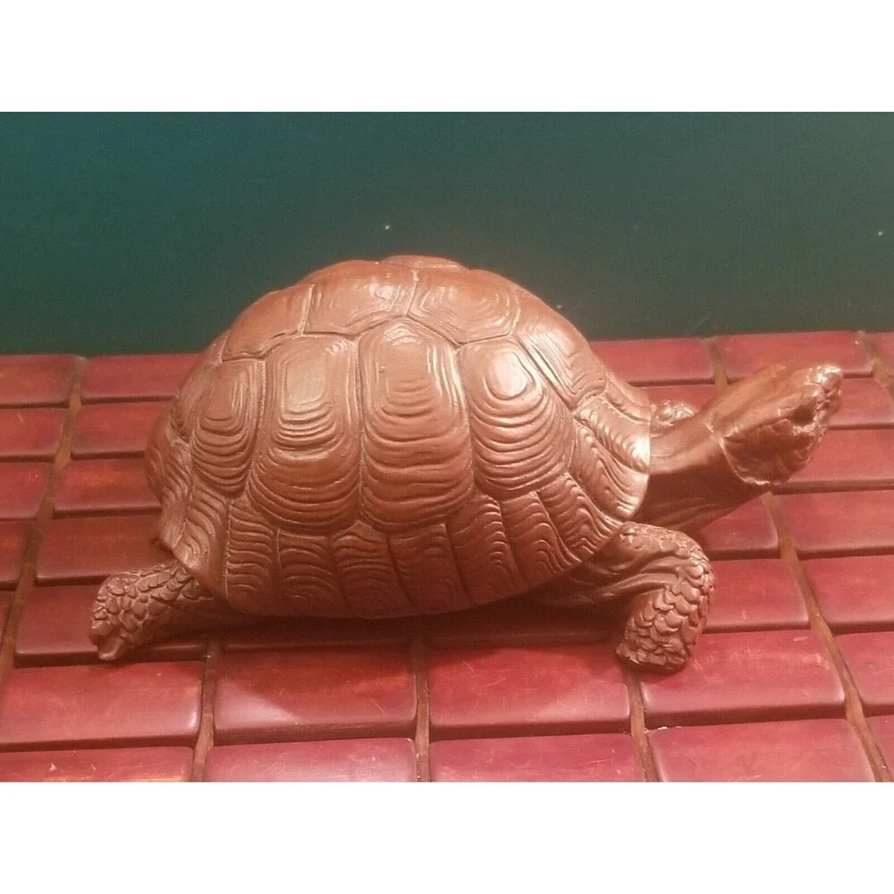 Vintage Red Mill Turtle Figurine 7
